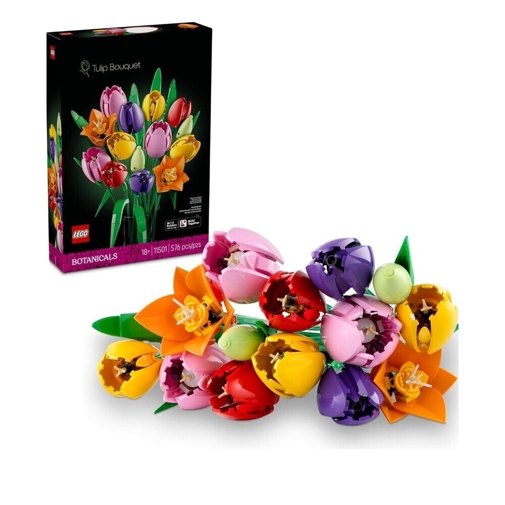 LEGO Botanicals Tulip Bouquet Flower Decor (11501) - BRAND NEW - BOX SEALED - Picture 3 of 4